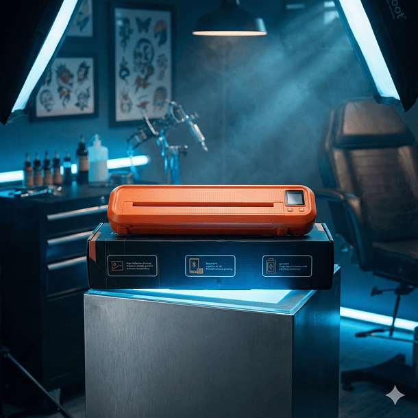 Termo Impresora Bronc Naranja 4