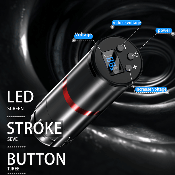 Kit de Máquina de Tatuaje Inalámbrica V75 3