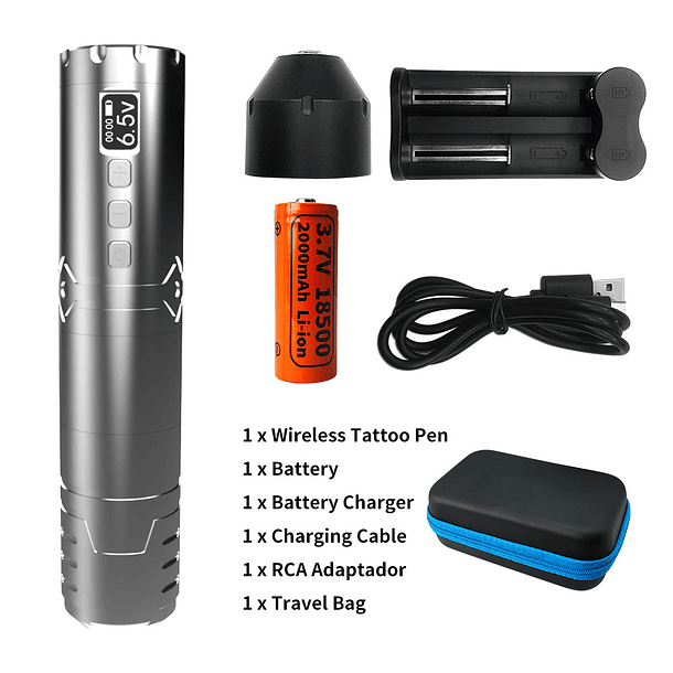 Kit de Máquina de Tatuaje Profesional con 2 Baterías - Arrow 2