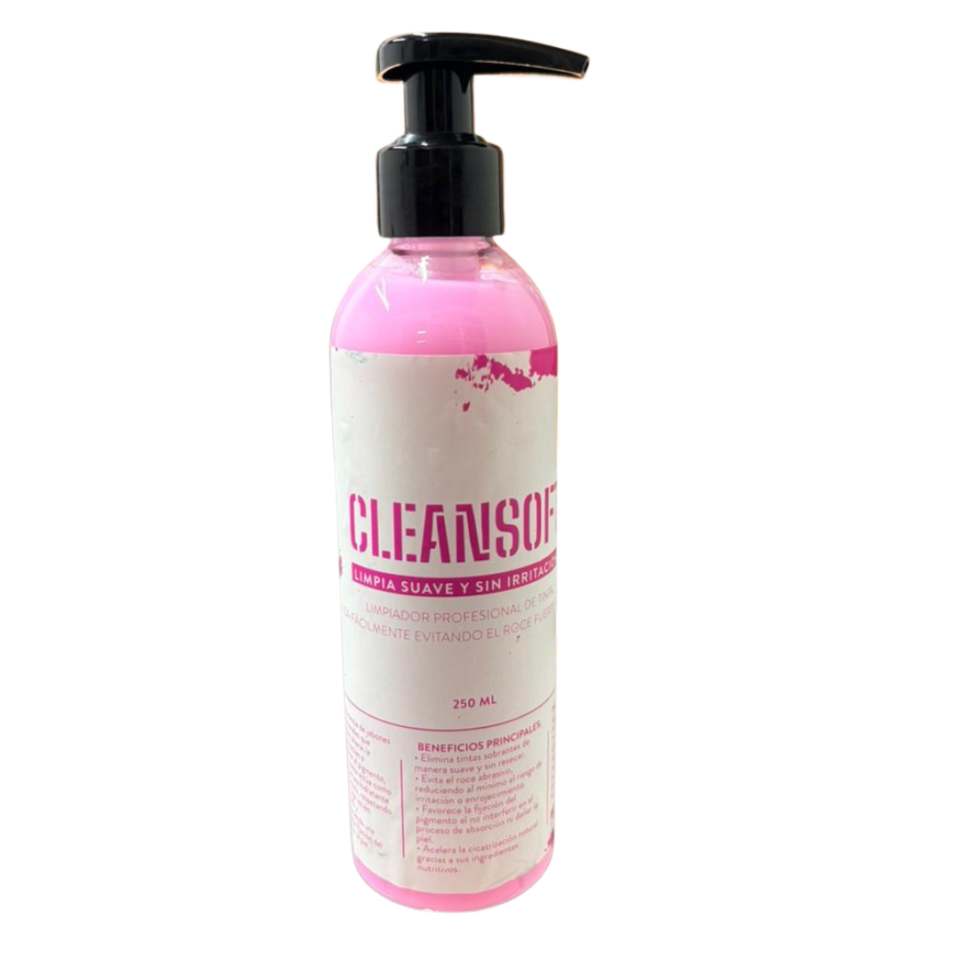 CLEANSOFT Crema Limpiadora Natural para Tatuajes CHICLE