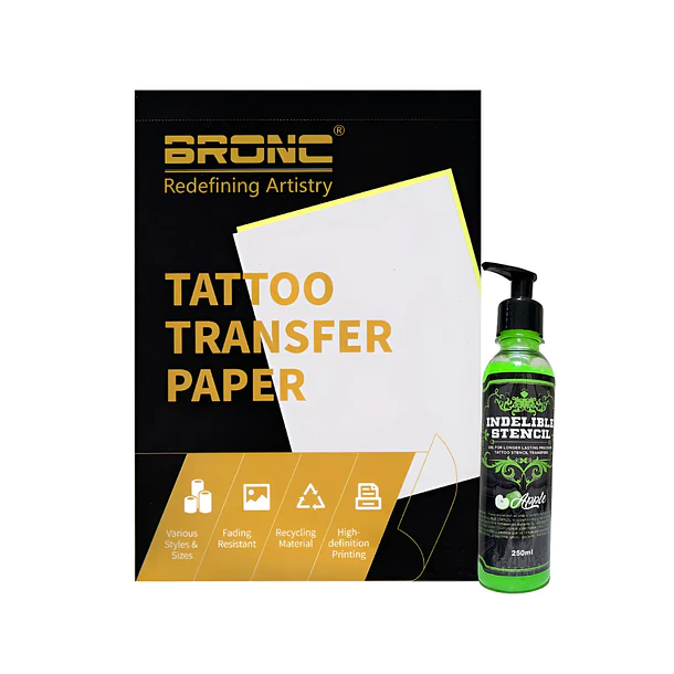 Pack Stencil Neon Aroma Apple + Papel Hectográfico 10 U