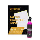 Pack Stencil Neon Aroma Bubble Gum + Papel Hectográfico 10 U 1