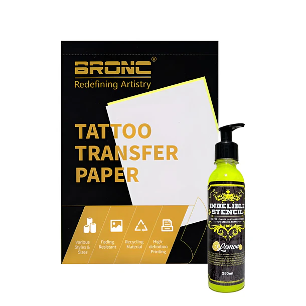 Pack Stencil Neon Aroma Lemon + Papel Hectográfico 10 U 1