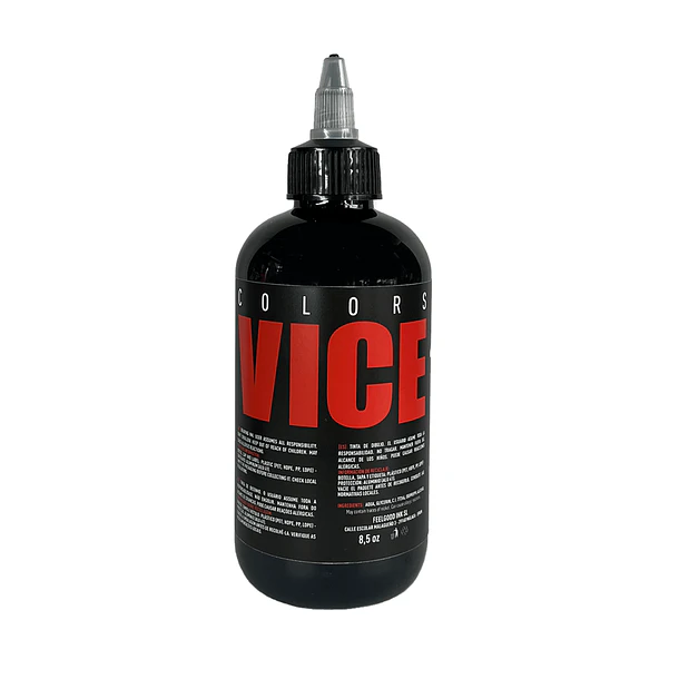 Tinta Vice Vicious Black 8.5 oz  El Negro Más Profundo 