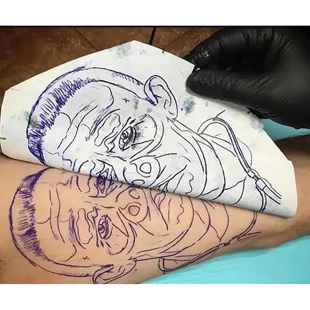 Papel Thermografico De Transferencia Para Tattoo Dynamic 3