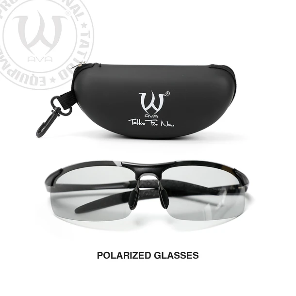 Lentes Polarizados AVA para Tatuadores – Menos Reflejos, Más Precisión + Estuche Rígido 2