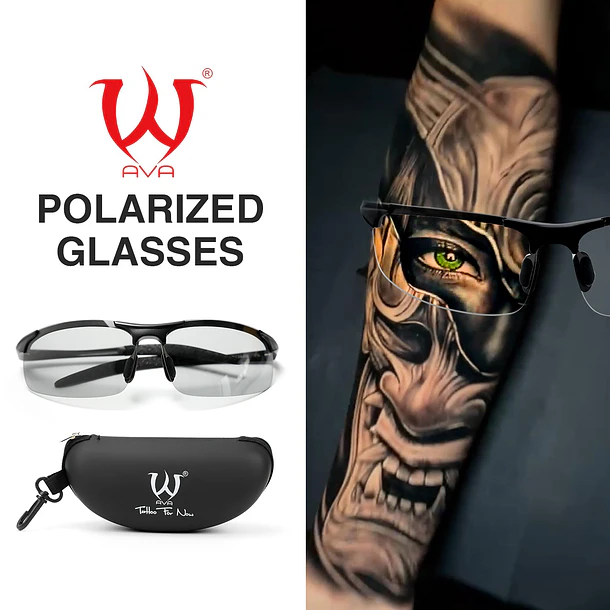 Lentes Polarizados AVA para Tatuadores – Menos Reflejos, Más Precisión + Estuche Rígido 4
