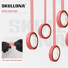 Cinta de Papel Maskin para Tatuaje SKULLDNA Rosada – 2 cm y 3 cm 5
