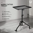 Mesa Auxiliar para Tatuaje AVA con Ruedas – Bandeja 50x35 cm 7
