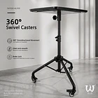 Mesa Auxiliar para Tatuaje AVA con Ruedas – Bandeja 50x35 cm 8