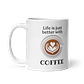 Taza Desayuno - Life is just better with - Miniatura 2
