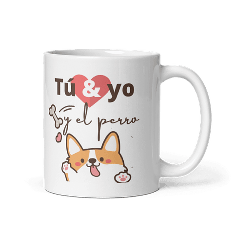 Taza Desayuno - Tú y yo & el perro 