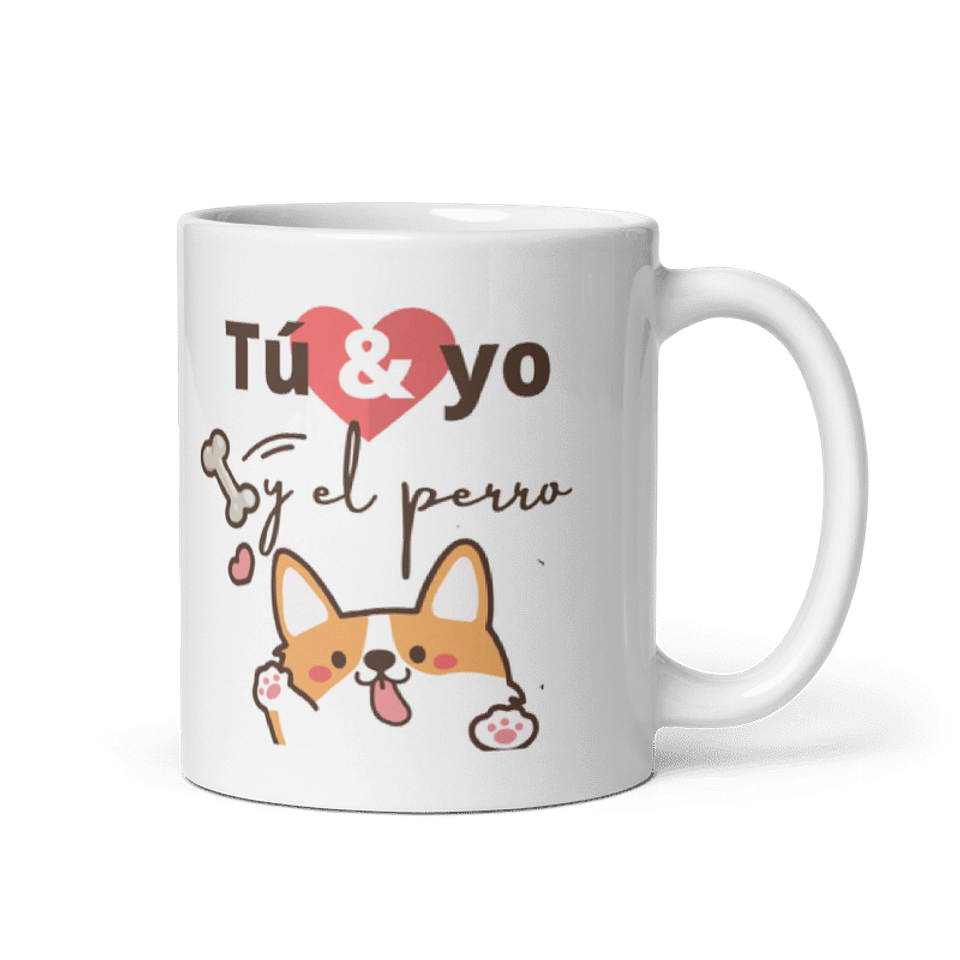 Taza Desayuno - Tú y yo & el perro  1