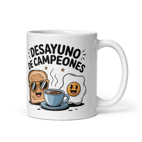 Taza Desayuno - Desayuno de campeones