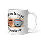 Taza de café - Café para la energía, té para la paz - Miniatura 1