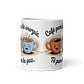 Taza de café - Café para la energía, té para la paz - Miniatura 3