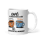 Taza de café- Café: ¡A conquistar el día!, Té: ¡A disfrutar del momento! - Miniatura 1