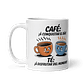 Taza de café- Café: ¡A conquistar el día!, Té: ¡A disfrutar del momento! - Miniatura 2