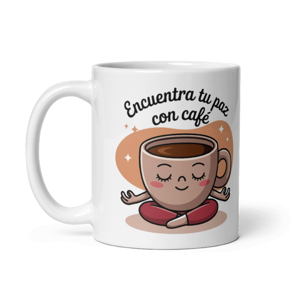 Taza de café - Encuentra tu paz con café  2