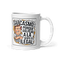 Taza Graciosa y Divertida - Sarcasmo: porque golpear a la gente es ilegal - Miniatura 1