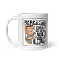 Taza Graciosa y Divertida - Sarcasmo: porque golpear a la gente es ilegal - Miniatura 2