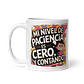 Taza Graciosa y Divertida - Mi nivel de paciencia es cero, y contando  - Miniatura 2