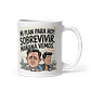 Taza Graciosa y Divertida - Mi plan para hoy: sobrevivir, mañana vemos - Miniatura 1