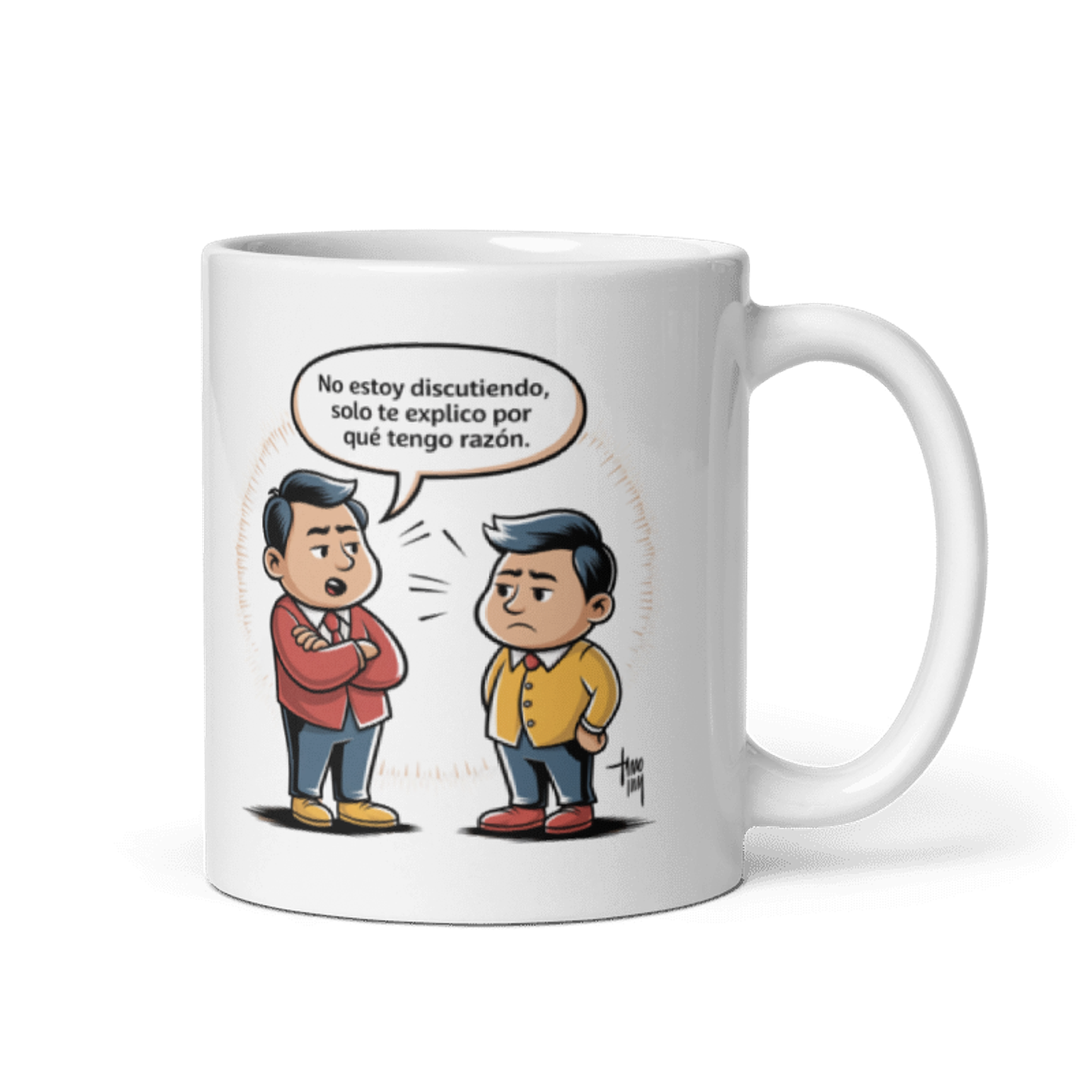 Taza Graciosa y Divertida - No estoy discutiendo, solo te explico por qué tengo razón  1