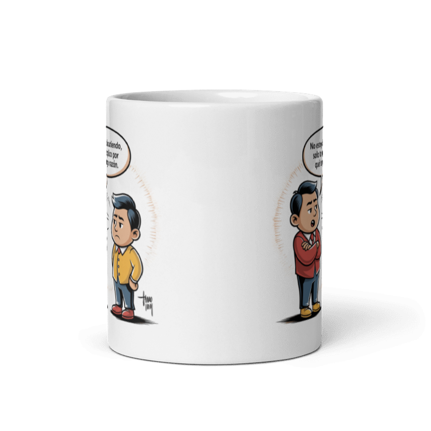 Taza Graciosa y Divertida - No estoy discutiendo, solo te explico por qué tengo razón  3