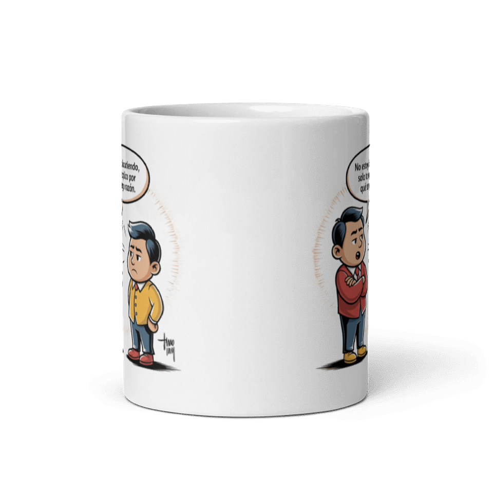 Taza Graciosa y Divertida - No estoy discutiendo, solo te explico por qué tengo razón  3
