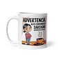 Taza Graciosa y Divertida - Advertencia: alto contenido de sarcasmo después de esta taza - Miniatura 2