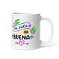 Taza con frases inspiradoras - La vida es buena  - Miniatura 1