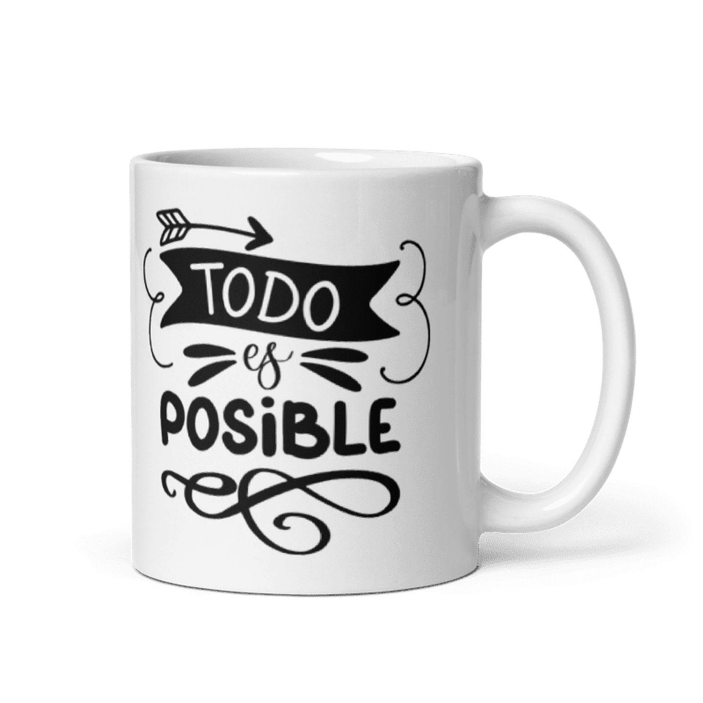 Tazas con frases inspiradoras - Todo es posible  1