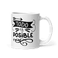 Tazas con frases inspiradoras - Todo es posible  - Miniatura 1