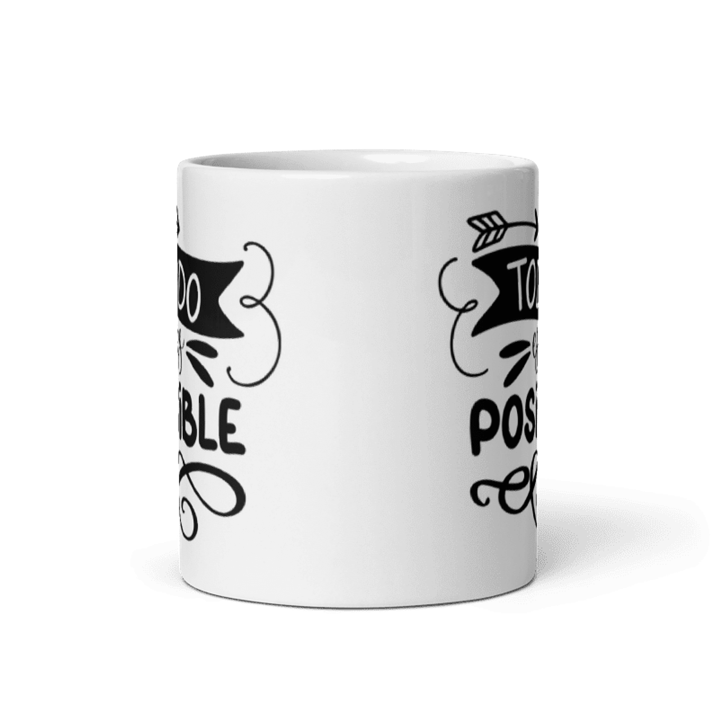 Tazas con frases inspiradoras - Todo es posible  3