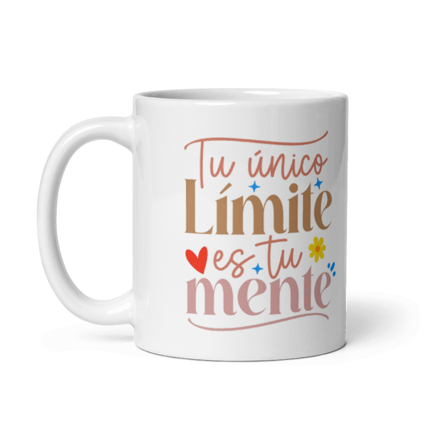Taza con frases inspiradoras - Tu único límite es tu mente  2