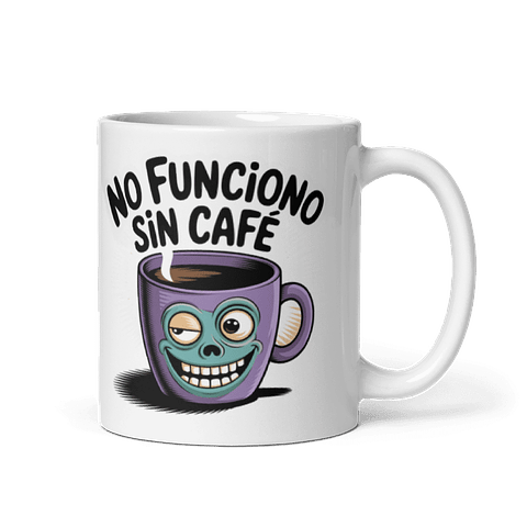 Taza Regalo - No funciono sin café 