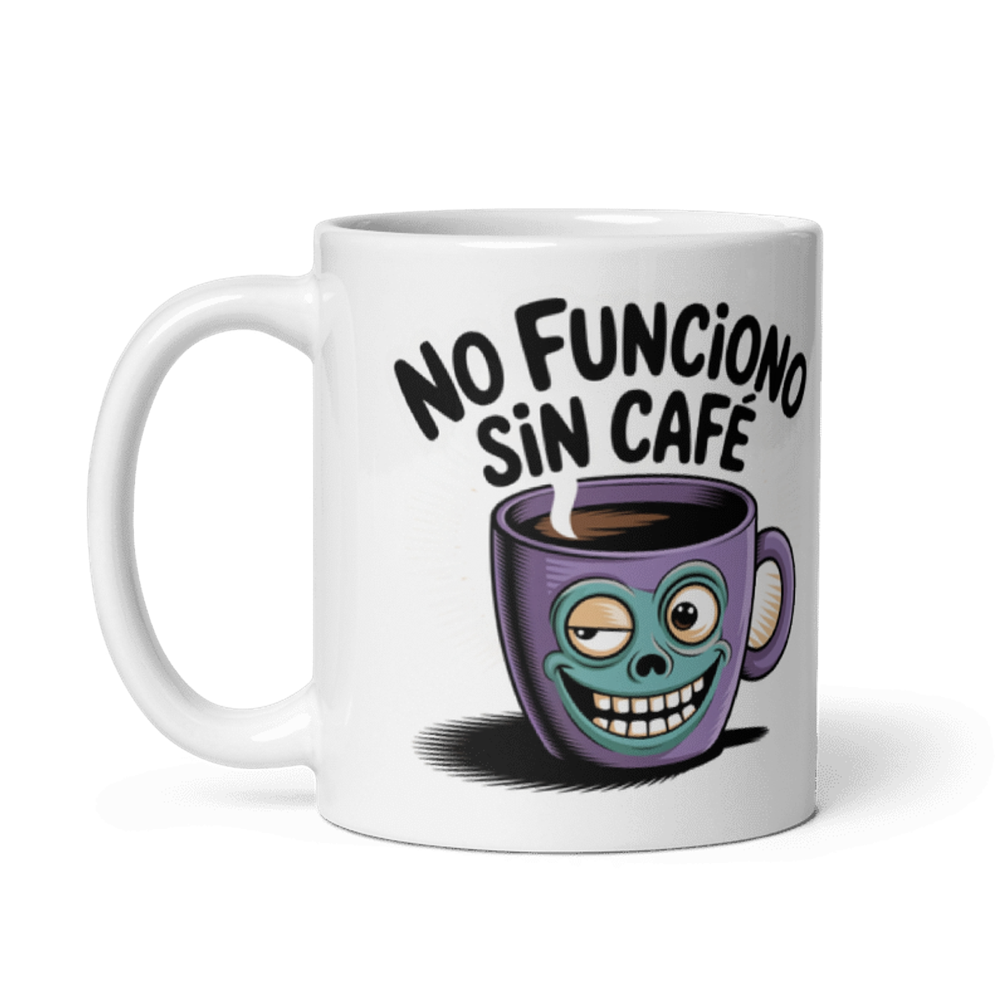 Taza Regalo - No funciono sin café  2