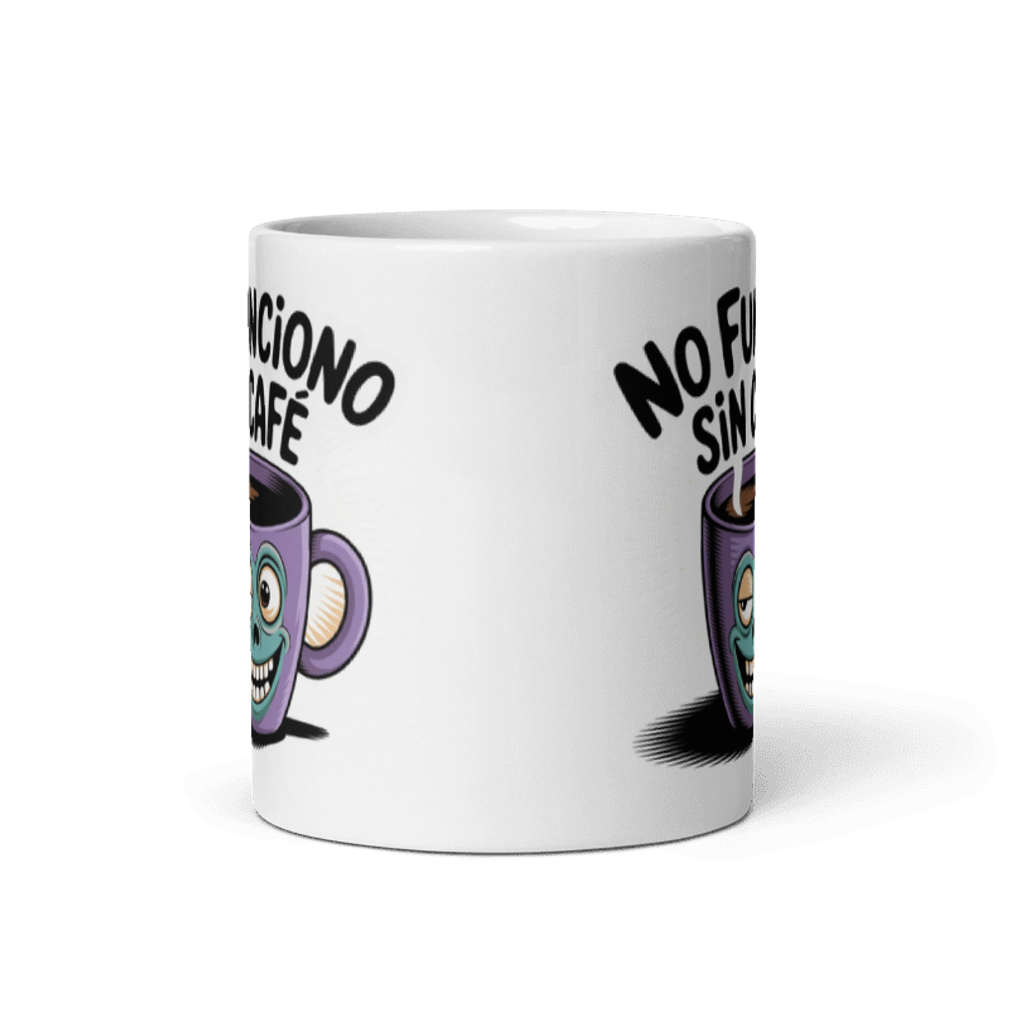 Taza Regalo - No funciono sin café  3