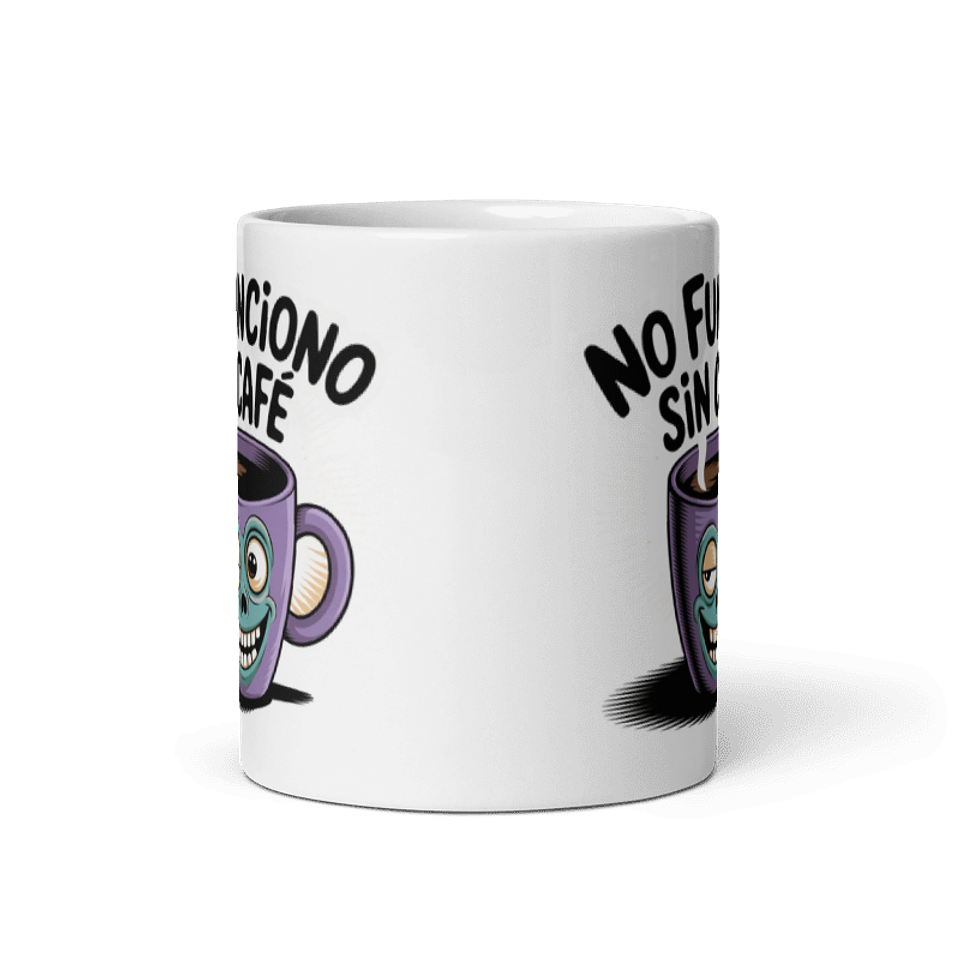 Taza Regalo - No funciono sin café  3