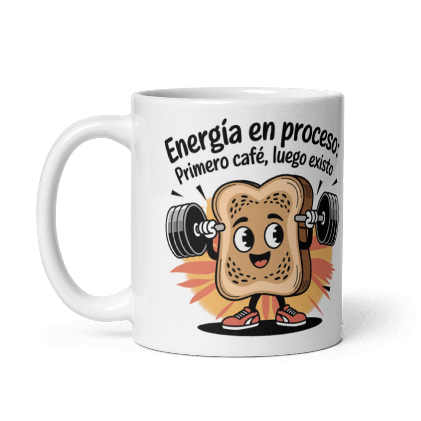 Taza Regalo - Energía en proceso: primero café, luego existo  2