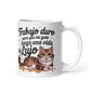Taza Regalo - Trabajo duro para que mi gato tenga una vida de lujo  - Miniatura 1