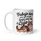 Taza Regalo - Trabajo duro para que mi gato tenga una vida de lujo  - Miniatura 2