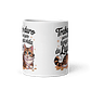 Taza Regalo - Trabajo duro para que mi gato tenga una vida de lujo  - Miniatura 3