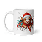 Taza de Navidad - Vaca con gorro y bufanda navideña - Miniatura 2