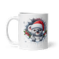 Taza de Navidad - Koala tierno y gorro de Santa Claus - Miniatura 2