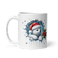 Taza de Navidad - Osito polar tierno y gorro de Santa Claus con diseño invernal - Miniatura 2