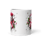 Taza de Navidad - Muñeco de nieve tierno en rosa con diseño navideño - Miniatura 3