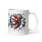 Taza de Navidad - Ardilla Navideña con Gorro de Santa Claus - Miniatura 1