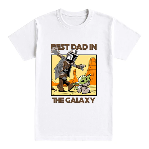 Camiseta friki – El mejor padre de la galaxia